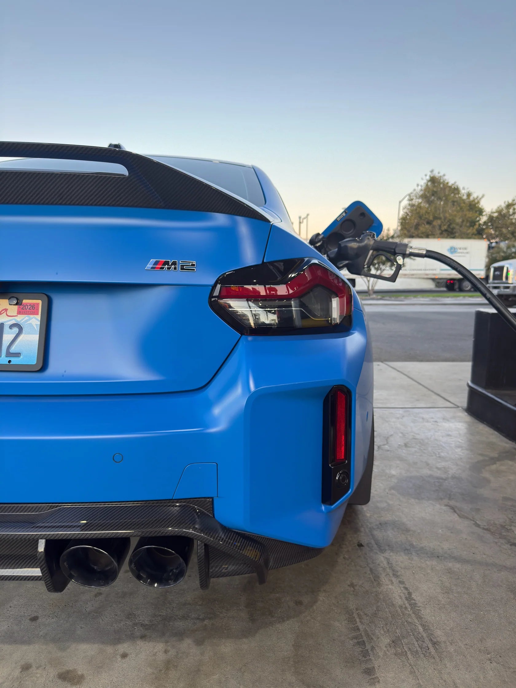 prepreg Carbon Fiber AD Style Rear Trunk Spoiler - BMW M2 G87 2 Series G42