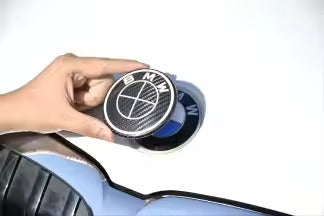 BMW Carbon Fiber roundel Emblem Cover - BMW
