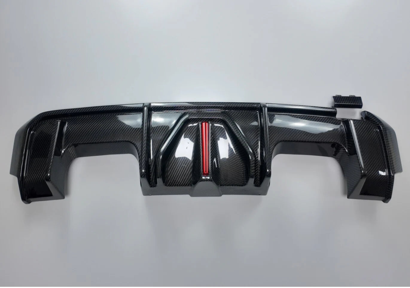 V2 Carbon Fiber Rear Diffuser W/ LED Light - 21-25 BMW G80 M3 G82 G83 M4