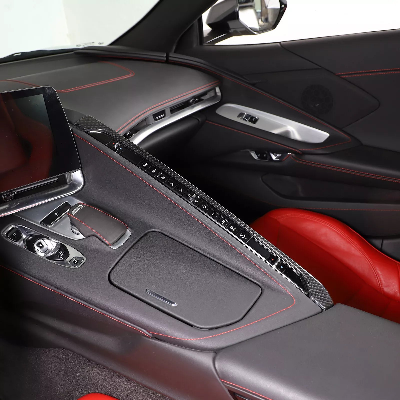 Carbon Fiber Center Passenger Side Cover Trim - Corvette C8