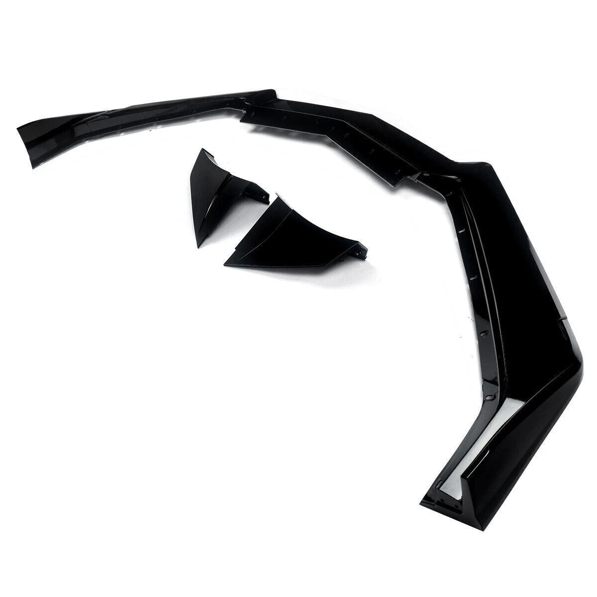 Gloss Black front Lip V2 - Chevrolet Corvette C8 Z51 ZR1