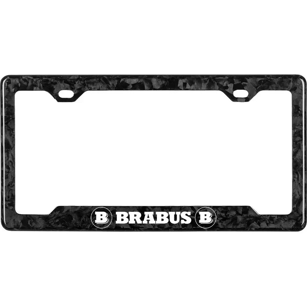 Mercedes Brabus - Forged Carbon Fiber License Plate Frame