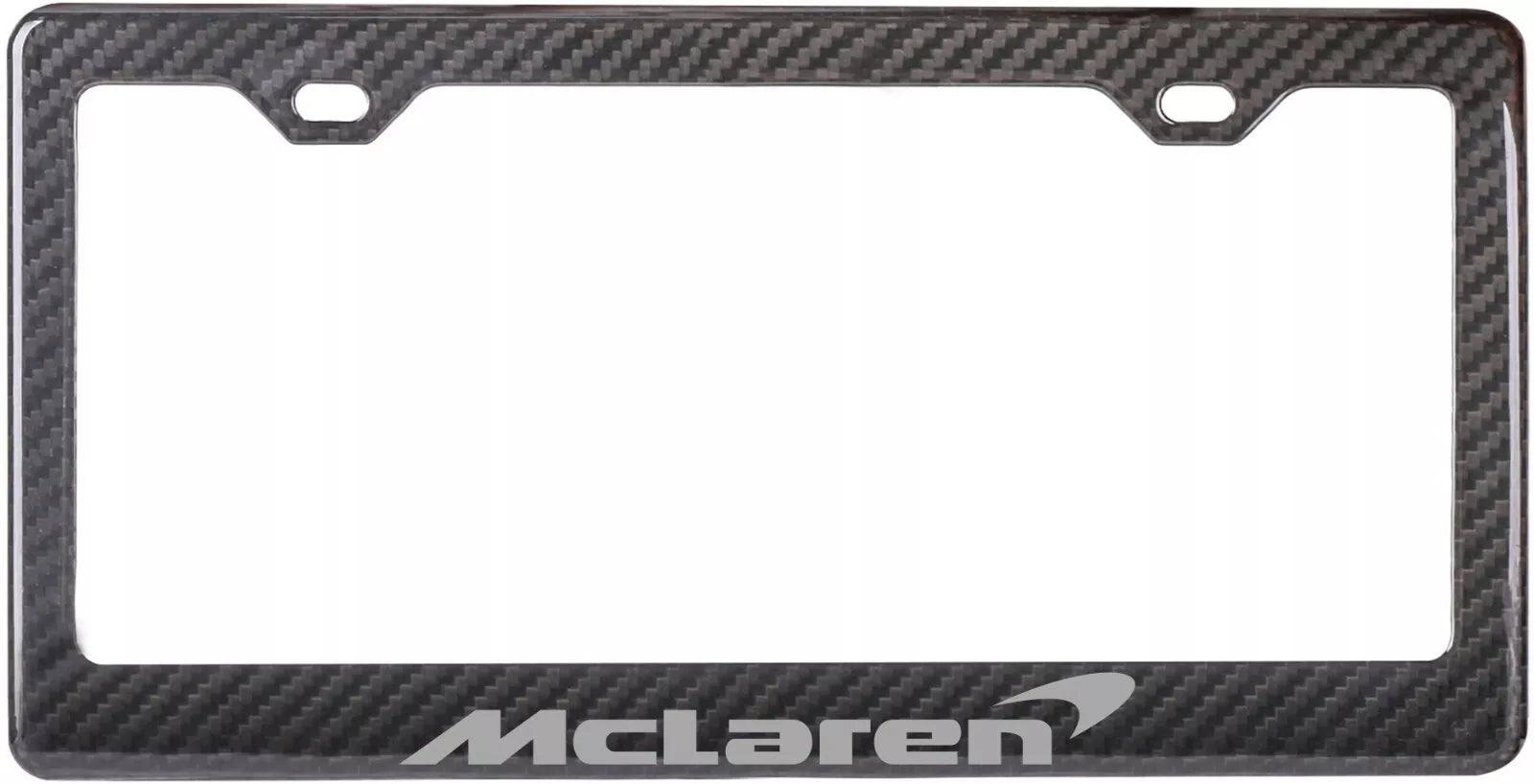Carbon Fiber License Plate Frame - McLaren
