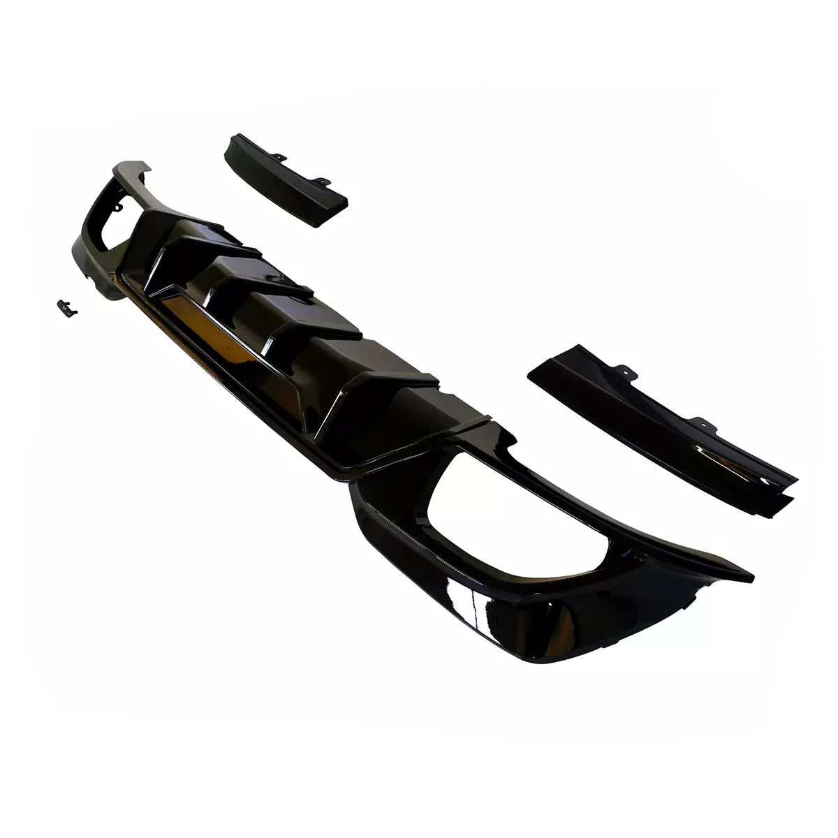 M Sport Gloss Black Rear Diffuser - BMW G20 3 Series prelci M Sport