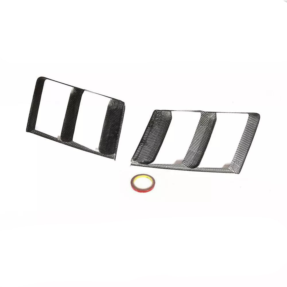 Carbon Fiber Front Bumper Vent Inserts Air Grill Cover - Audi R8 Gen 2 2016-2018