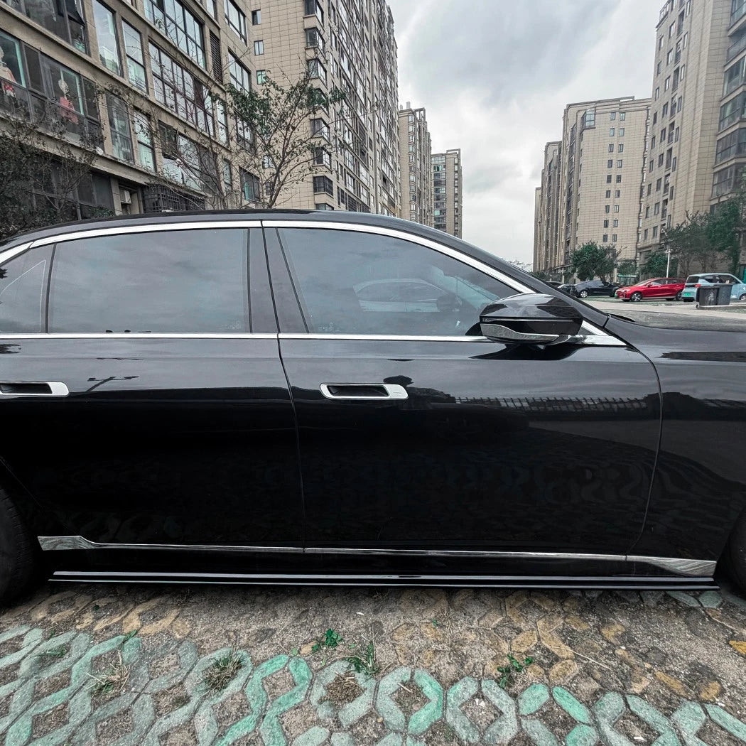 Gloss Black Side Skirt Extension - 2023+ BMW 7-Series G70 G73 M Sport