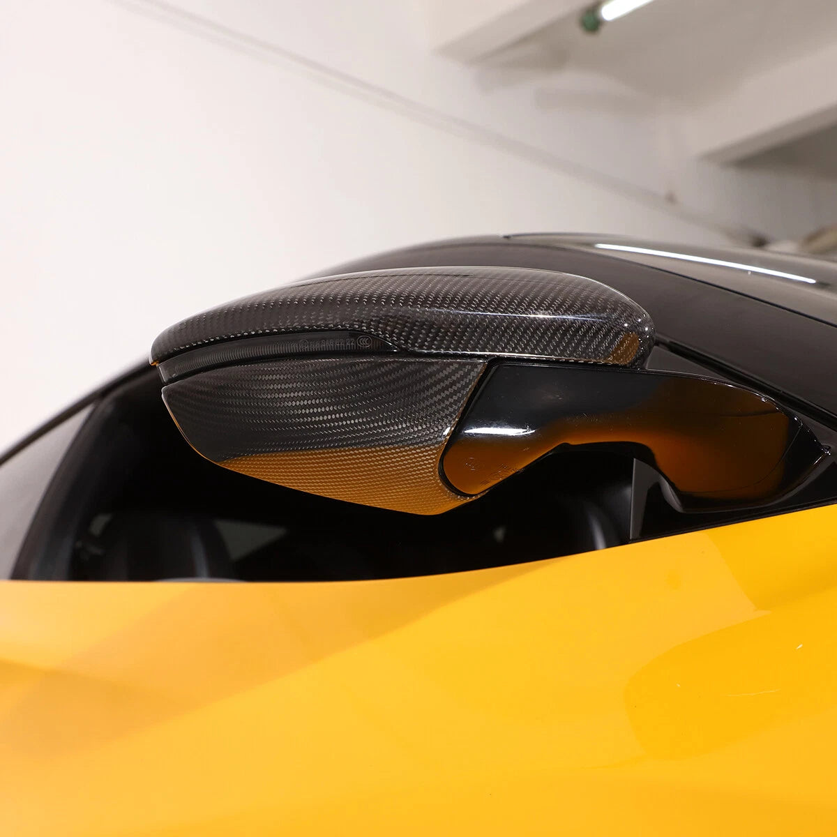 Carbon Fiber Side Bottom Rearview Mirrors Trim Cover -  Lotus Emira 2022-2025