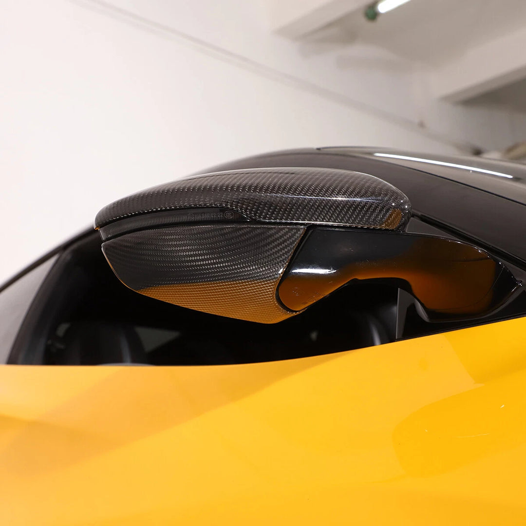 Carbon Fiber Side Bottom Rearview Mirrors Trim Cover -  Lotus Emira 2022-2025