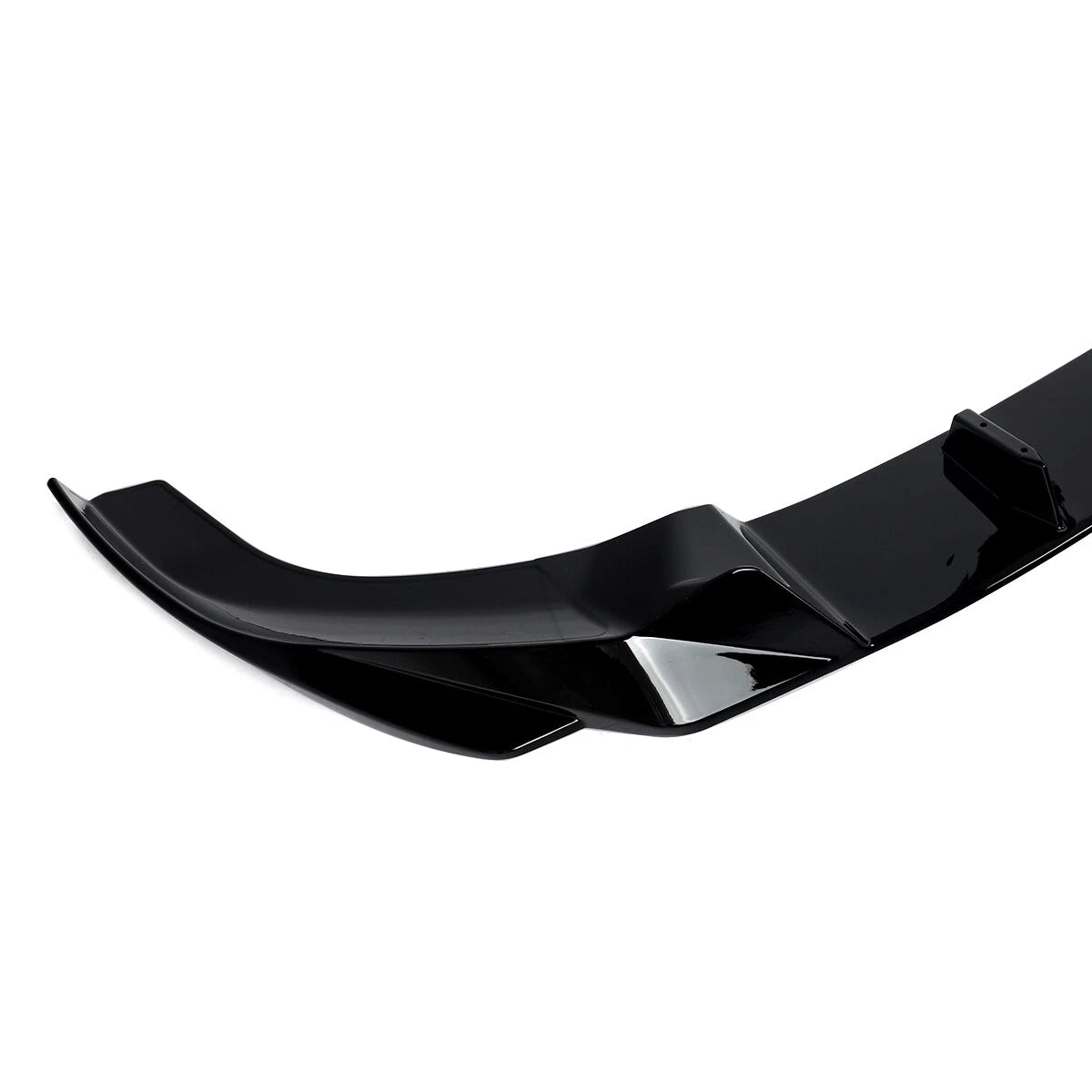 Gloss Black Front Bumper Spoiler Lip Splitter V2  - BMW 5 Series G60 G61 2024+