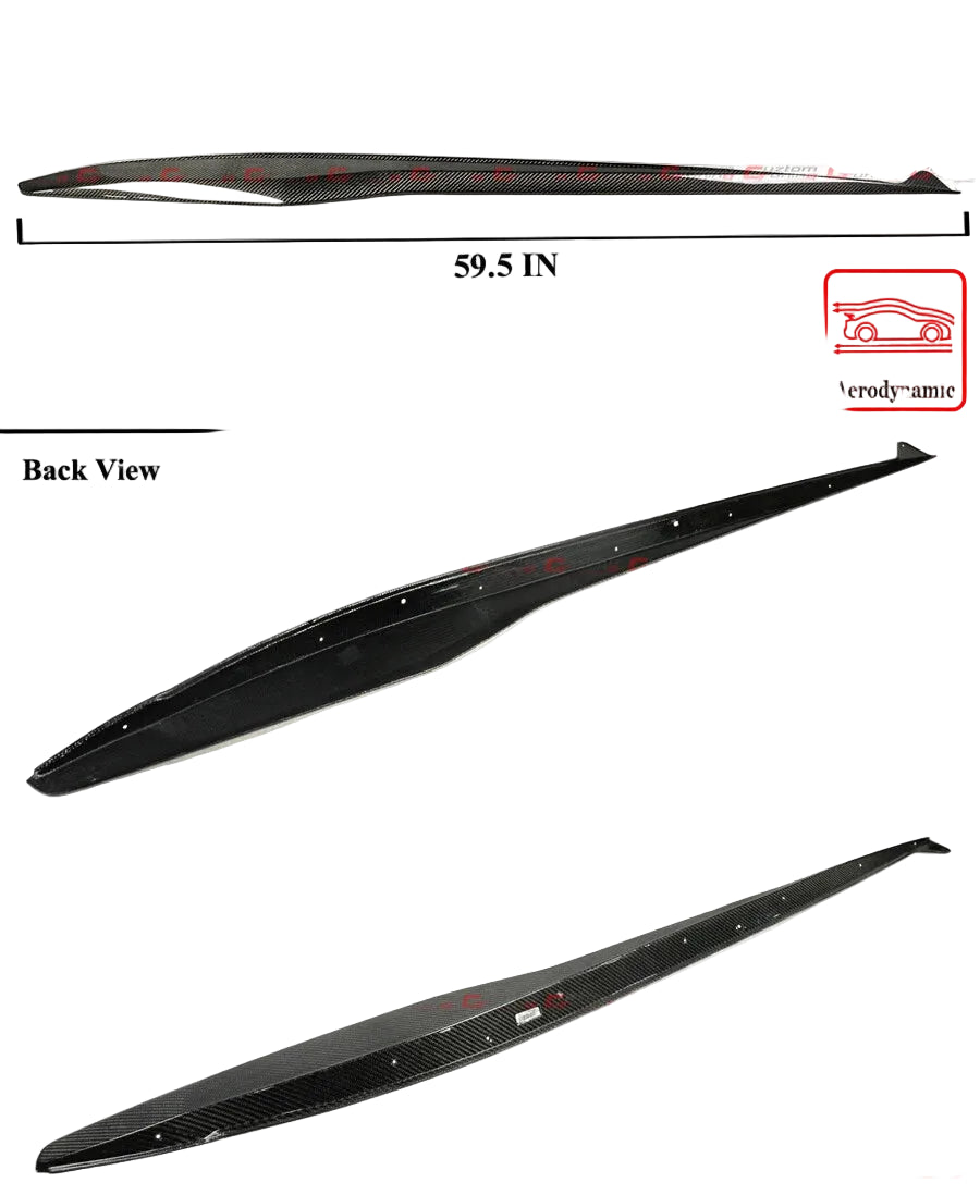 Carbon Fiber Side Skirt - 23-26 Corvette C8 Z06