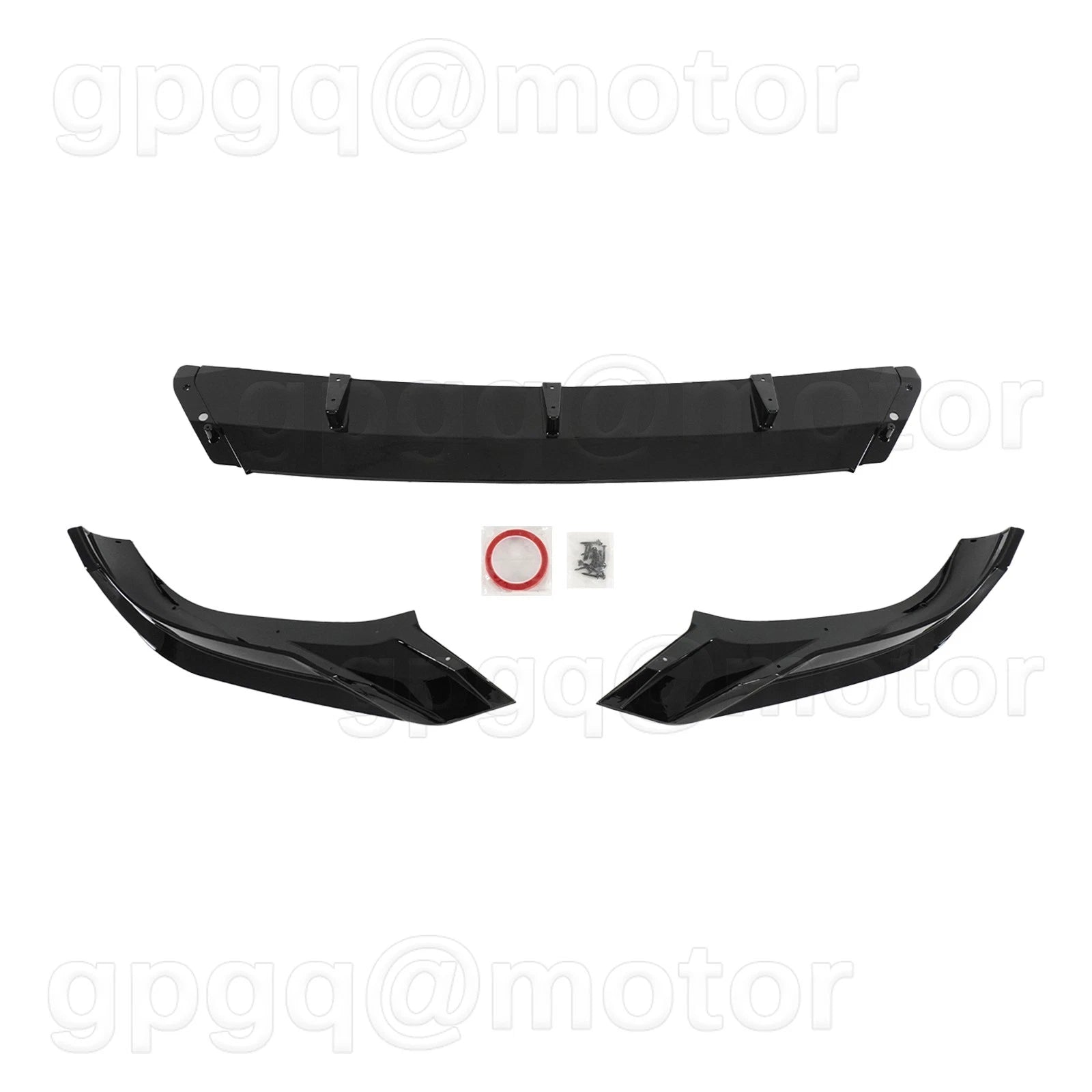 Gloss Black Front Lip V3- BMW X7 G07 LCI M-Sport 2023-2025