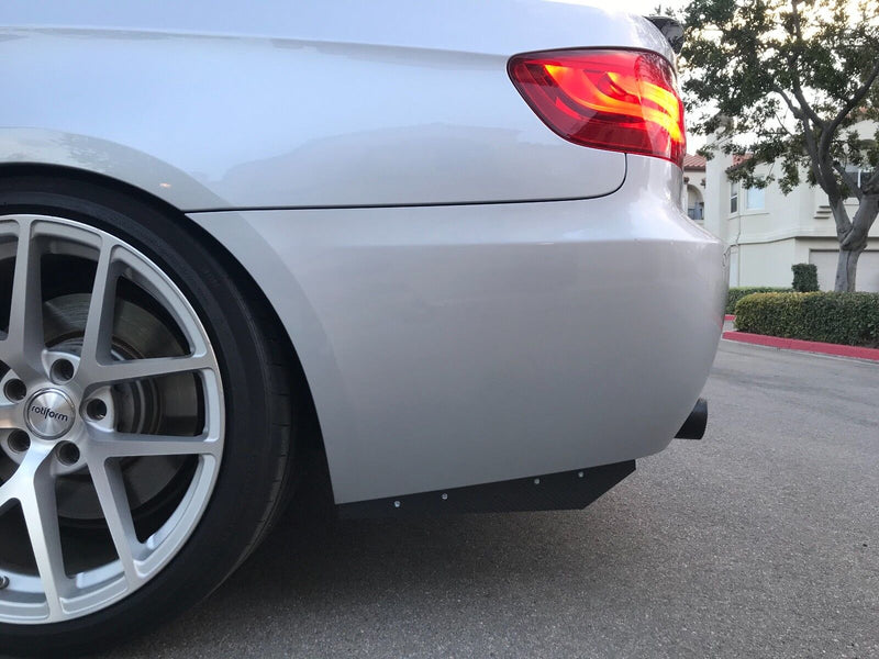 Carbon Fiber Rear Canard Splitters - E & F Chassis – The Carbon Industries