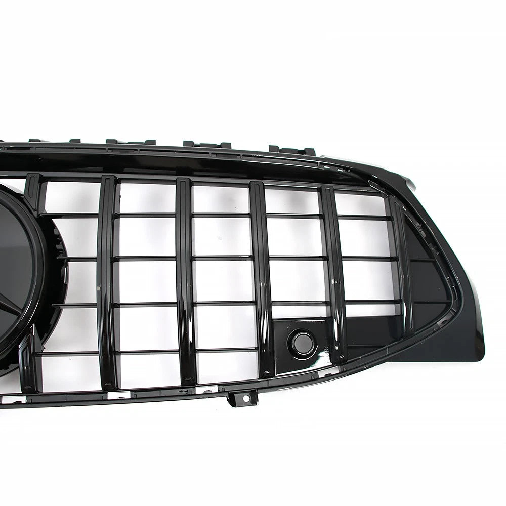 Gloss Black GT Front Grille w/ Emblem - Mercedes Benz W118 CLA250 CLA45 2020-23