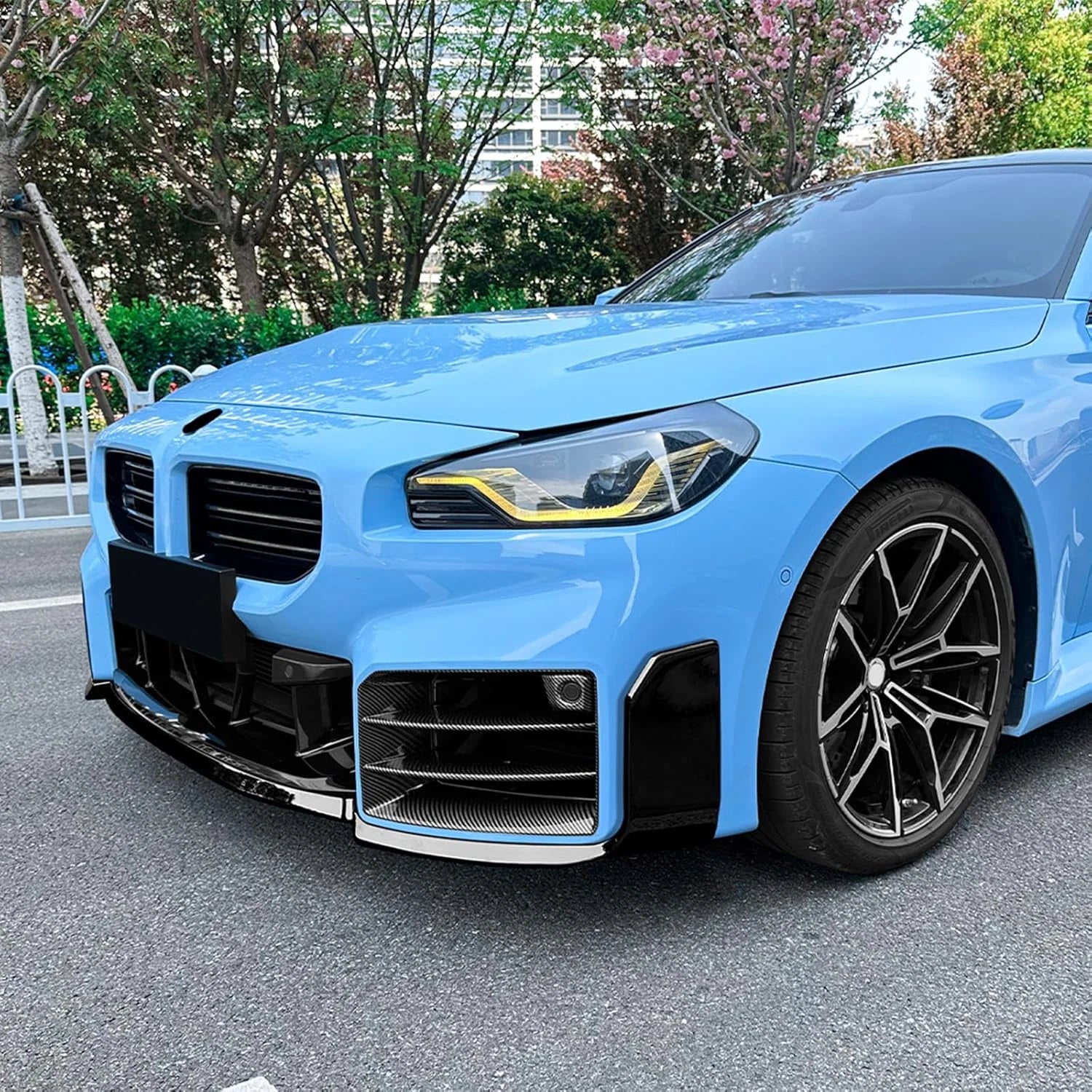 Gloss Black MP Style Front Splitter lip - BMW M2 G87