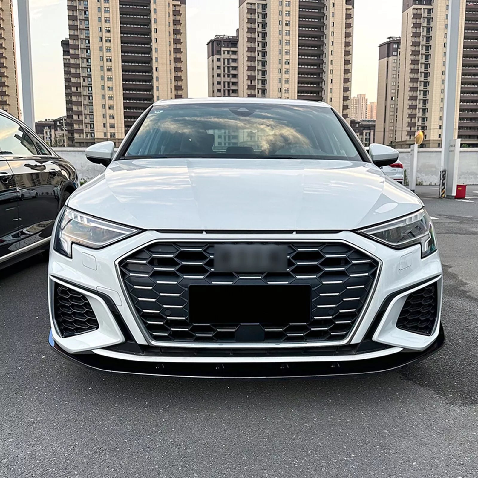 Gloss Black Front Lip Splitter - Audi A3 8Y S3 2021-UP
