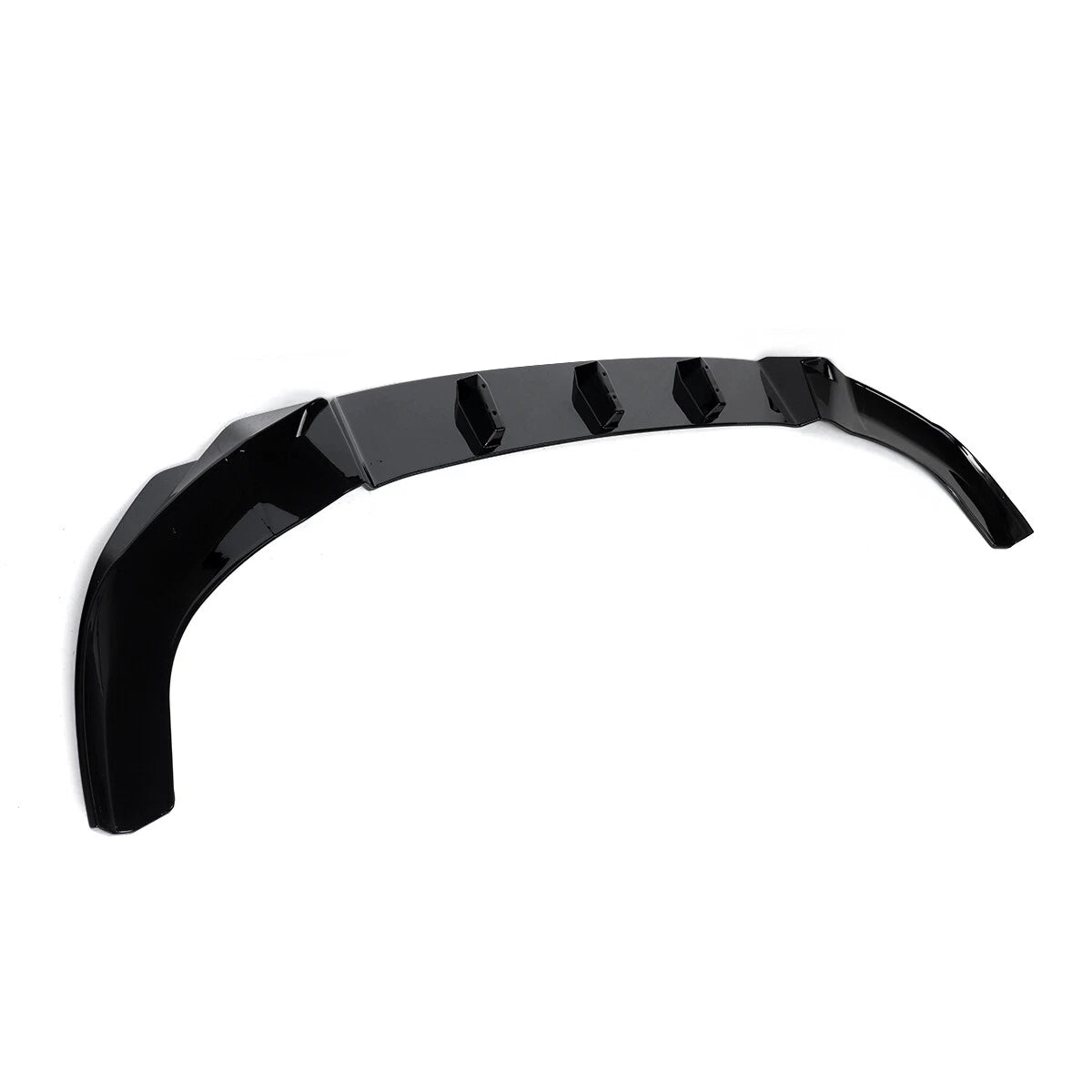 Gloss Black Front Bumper Spoiler Lip Splitter V2  - BMW 5 Series G60 G61 2024+