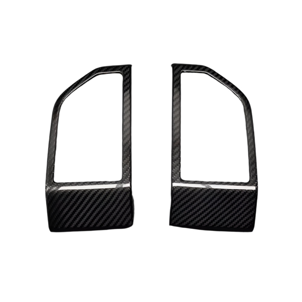 Carbon Dashboard Side Air Vent Outlet Trim - Ford F-150 F350 Raptor 15-20