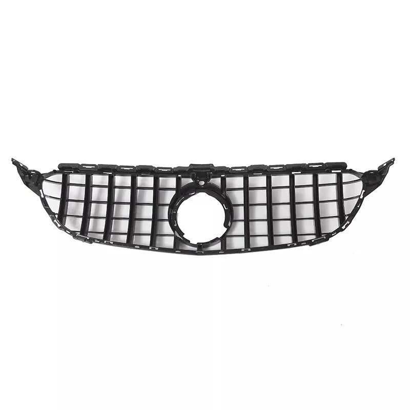 Gloss Black Front Grille w/ LED Logo - Mercedes Benz W205 C43 C250 C300