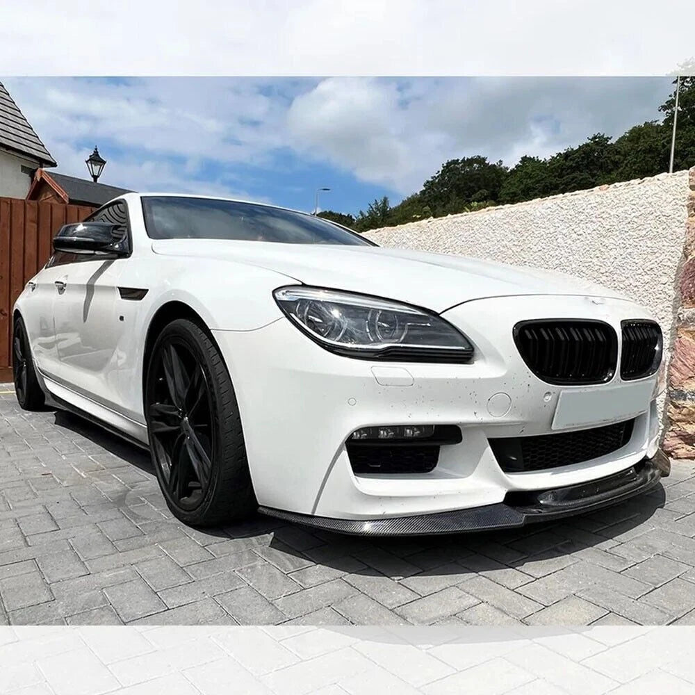 Carbon Fiber Front Lip V2 - BMW F06 F12 F13 M6 650i 640I M Tech