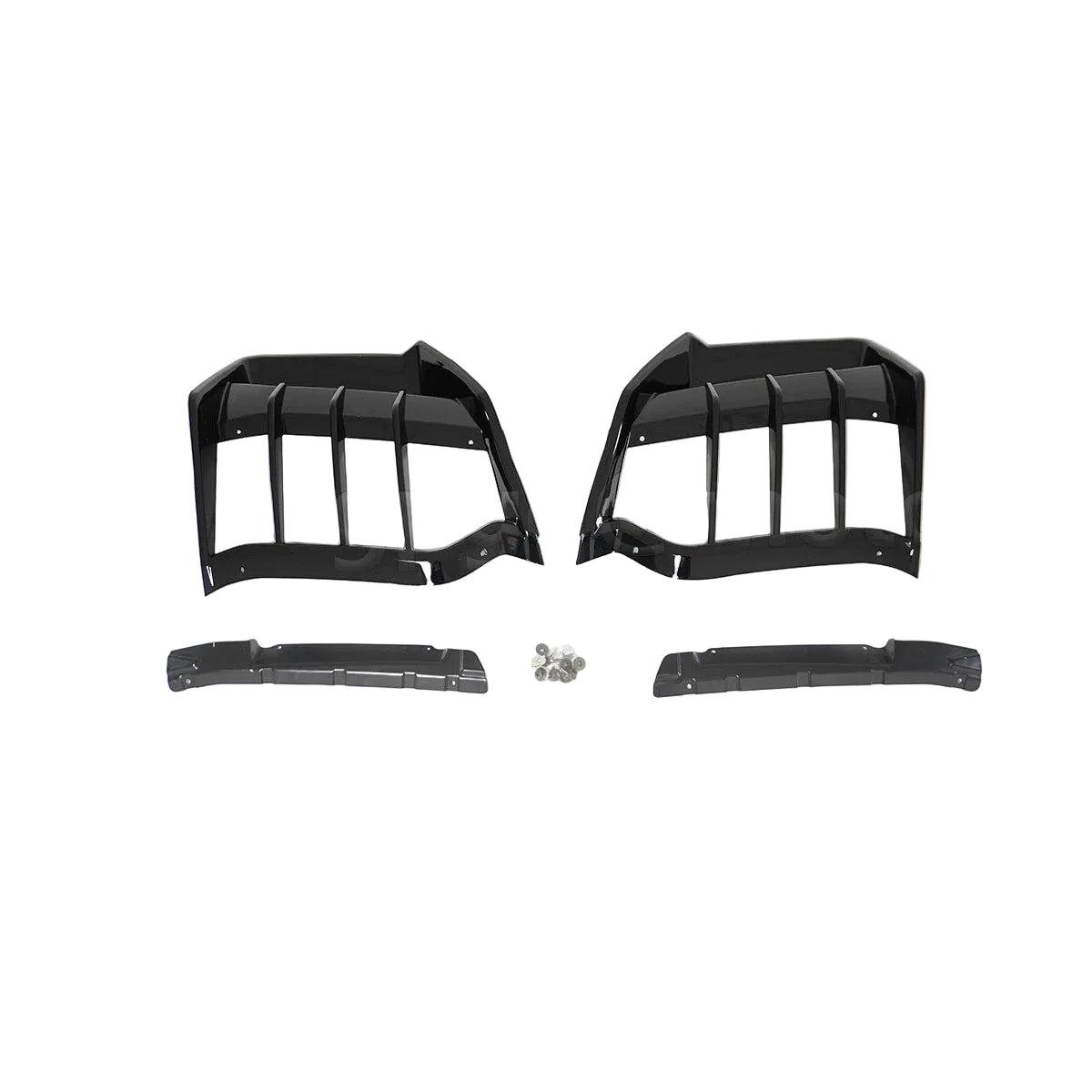Gloss Black/Carbon flash AC Rear Diffuser - 2020-2025 Corvette C8 Z51