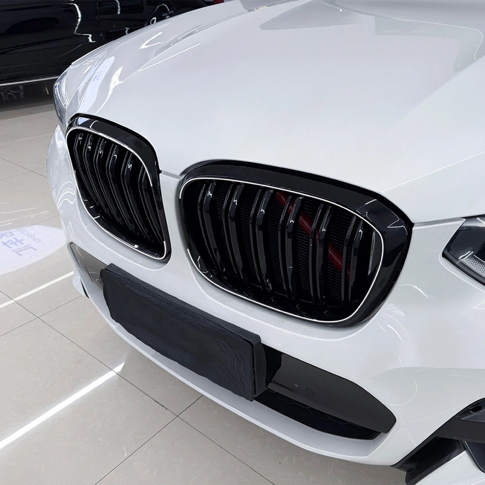 Gloss Black Front Grille w/ LED - 2018-2022 BMW X3 X4 G01 G02
