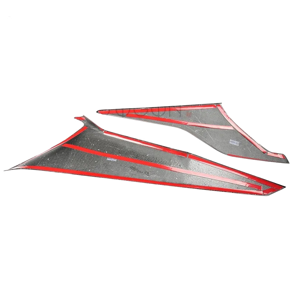 Carbon Fiber Center Side Console Lower Panel Trim - Corvette C8 Stingray Z06 2026+