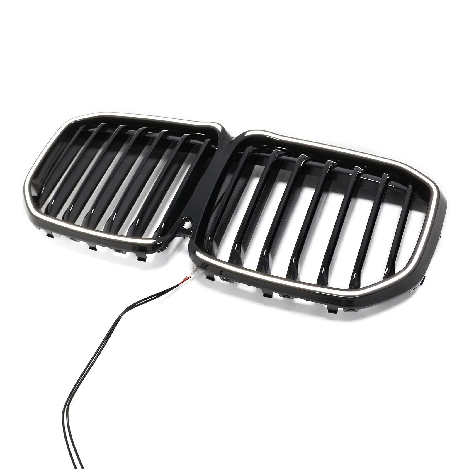Gloss Black Single Line Grille Grill w/LED - BMW X7 G07 2023-2026 2019-2022