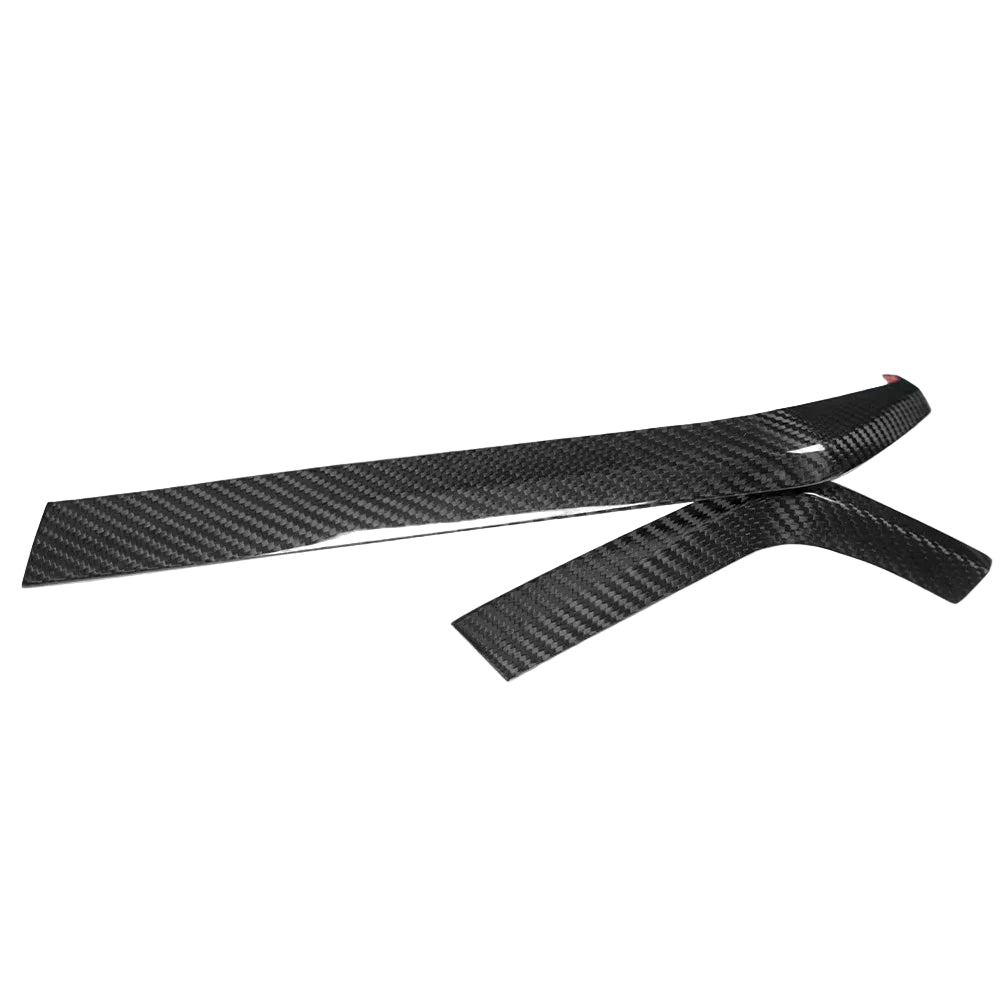 Carbon Fiber Dash Navigation Display Screen Upper Trim - Corvette C8 Z06 Stingray 26