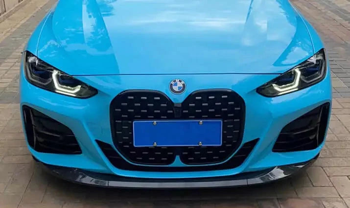 Gloss Black Front Lip Extension - BMW G22 / G23 4 Series  M Sport