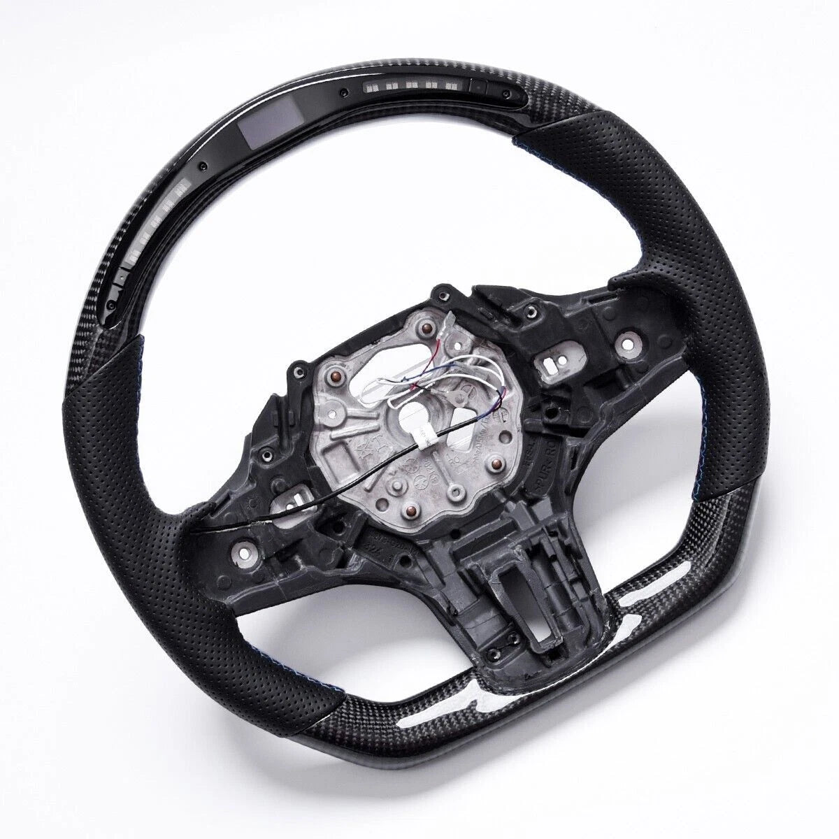 Carbon Fiber Steering wheel w/ LED display - BMW G20 M3 M4 3-Series and other G chassis models W/Heated