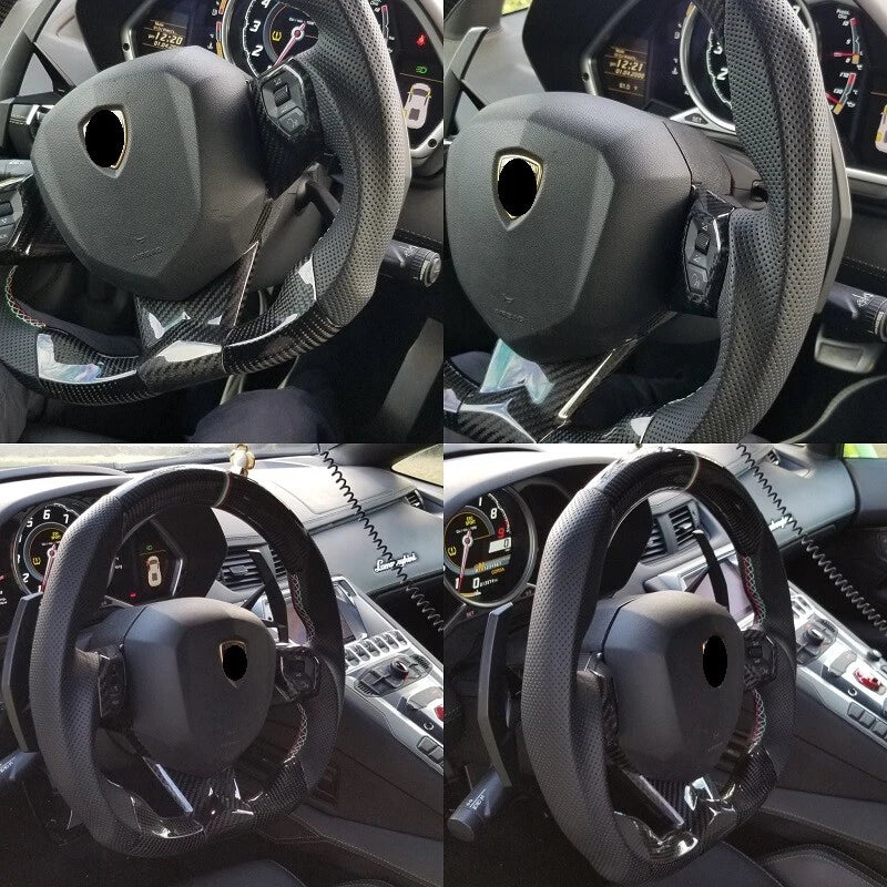 Carbon steering wheel w/ italion Stripe - Lamborghini Aventador SV LP700