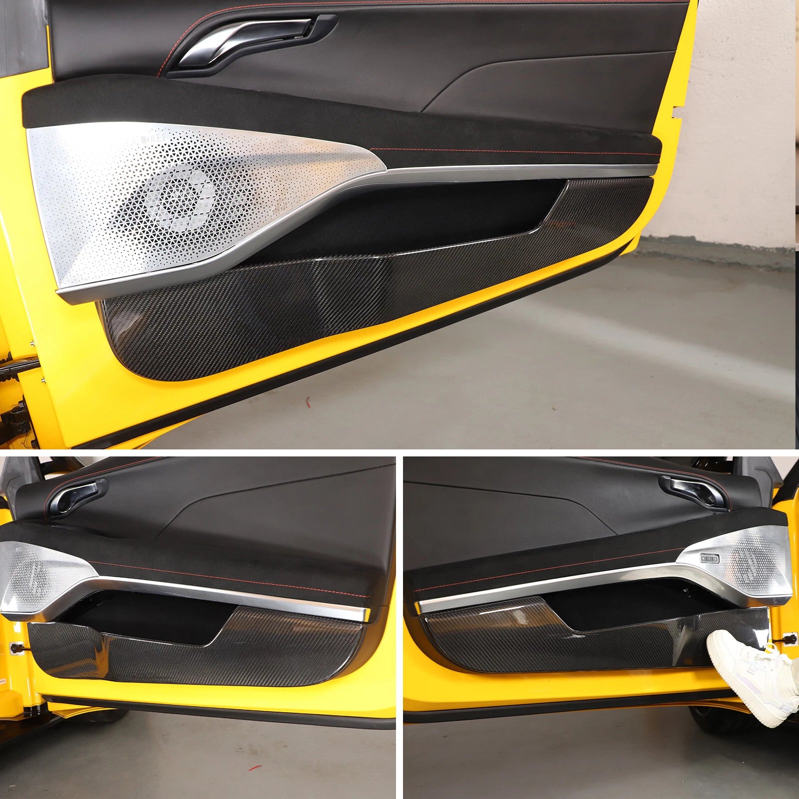 Carbon Fiber Inner Door Anti-Kick Panel Cover - Lotus EMIRA