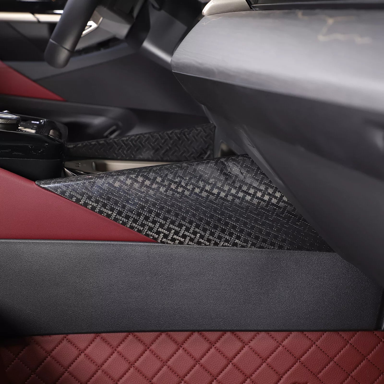X Style Carbon Fiber Center console Side Panel Trims - BMW 5 Series G60 24+