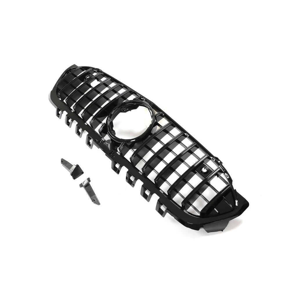 Gloss Black GT Style Grille  - Mercedes Benz CLA-Class W117 Grill 2013-2019