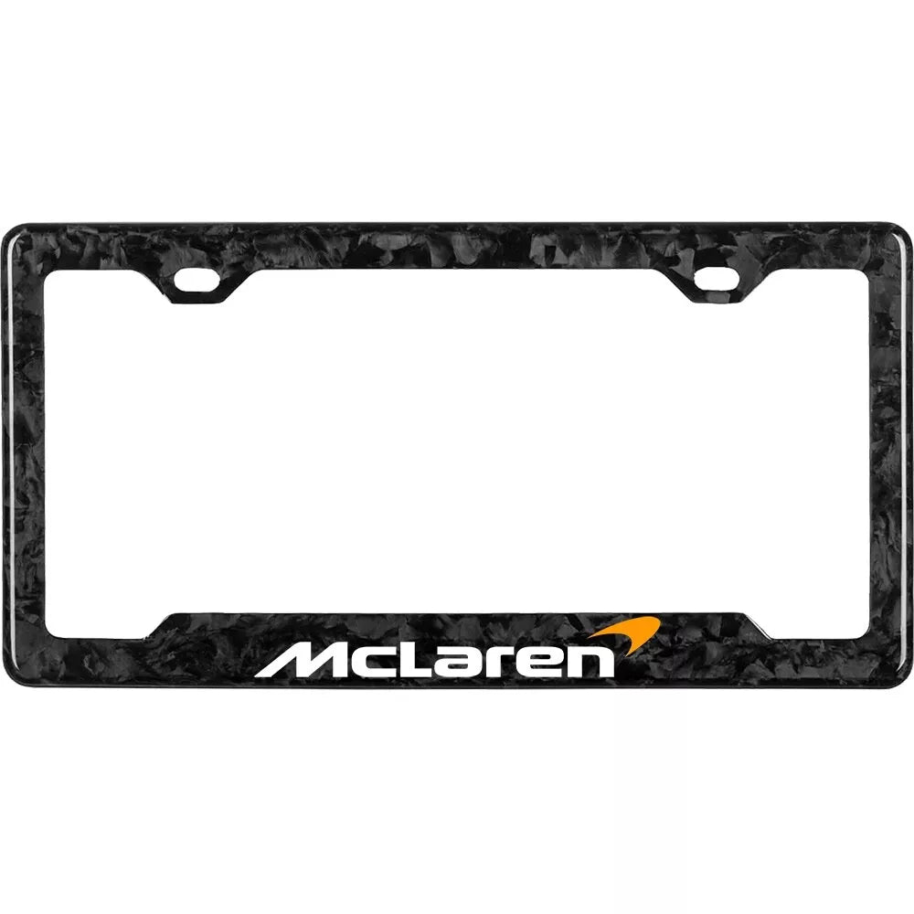 McLaren Carbon Fiber License Plate Frame