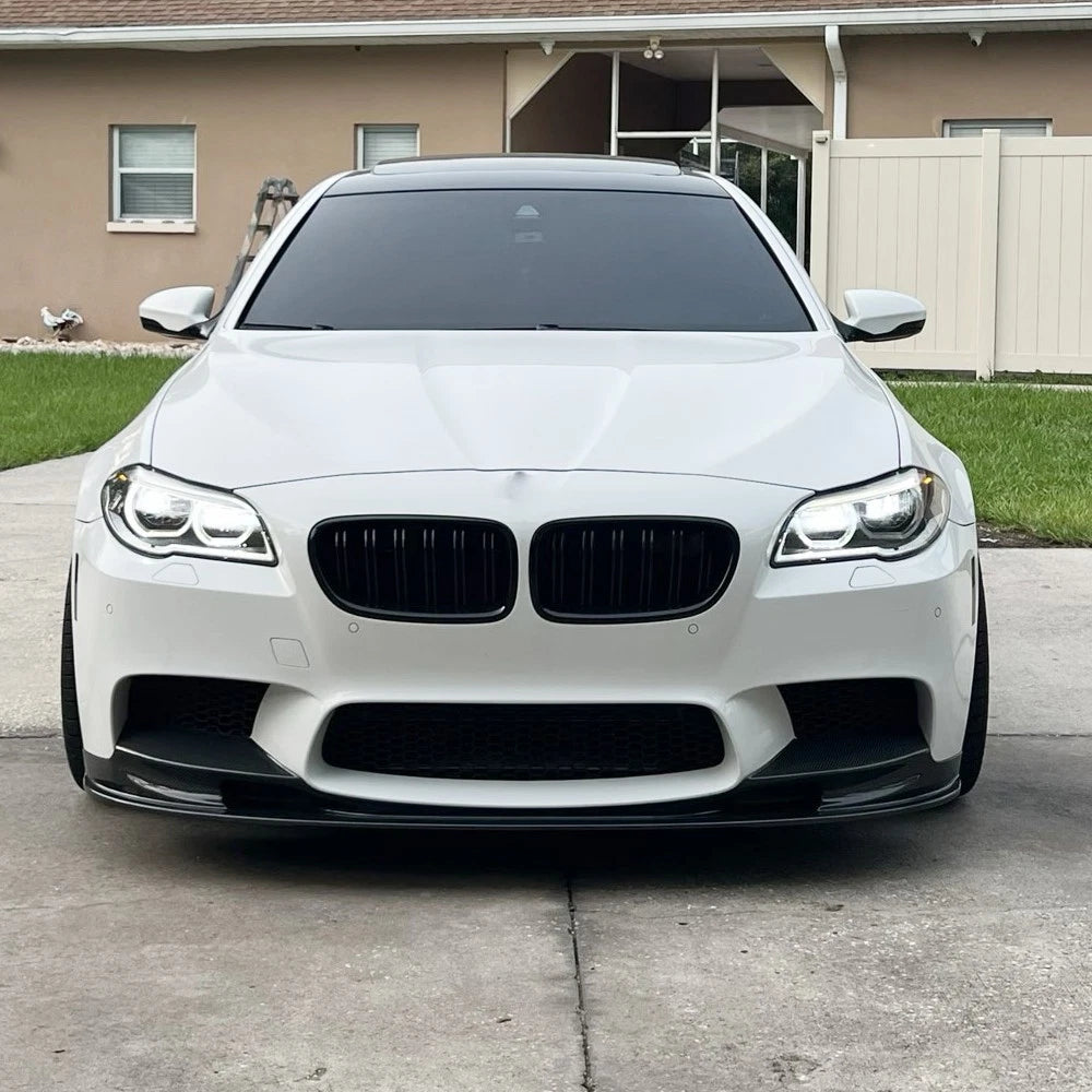 Carbon Fiber 3D Style Front Splitter Lip - 11-16 BMW 5 Series F10 M Sport