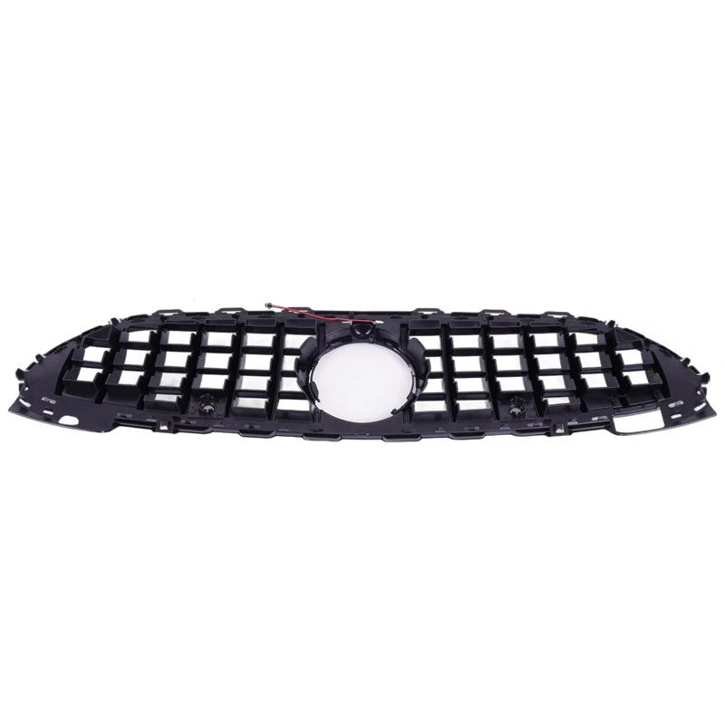 Gloss Black GTR Style w/LED Front Grille replacement -  Mercedes Benz C-class W206 S206