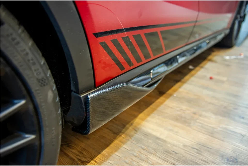 Carbon Side Skirts Splitter Lip - Mercedes Benz X156 GLA250 GLA45 15+