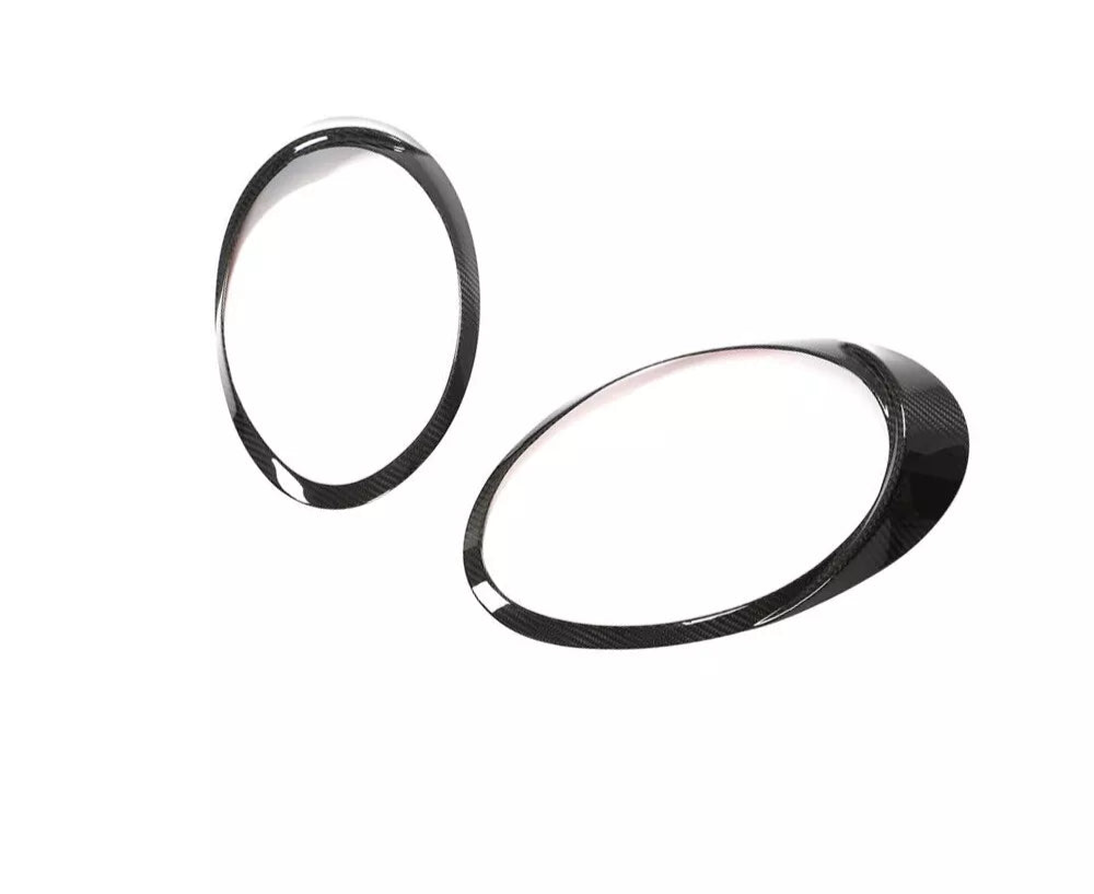 Carbon Fiber Headlight Eyebrows Eyelids Covers - Porsche 911 992 2019 - 2022