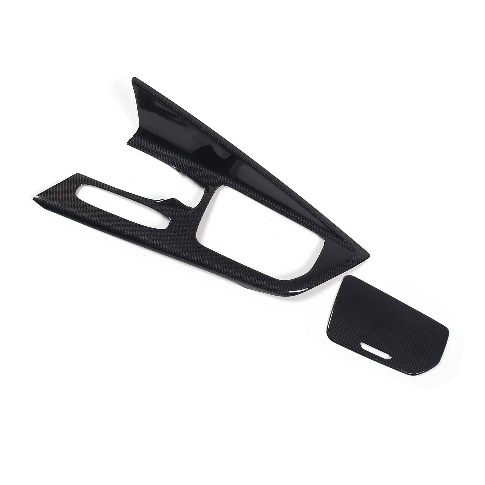 Carbon Fiber Center Console Panel Interior - Corvette C8