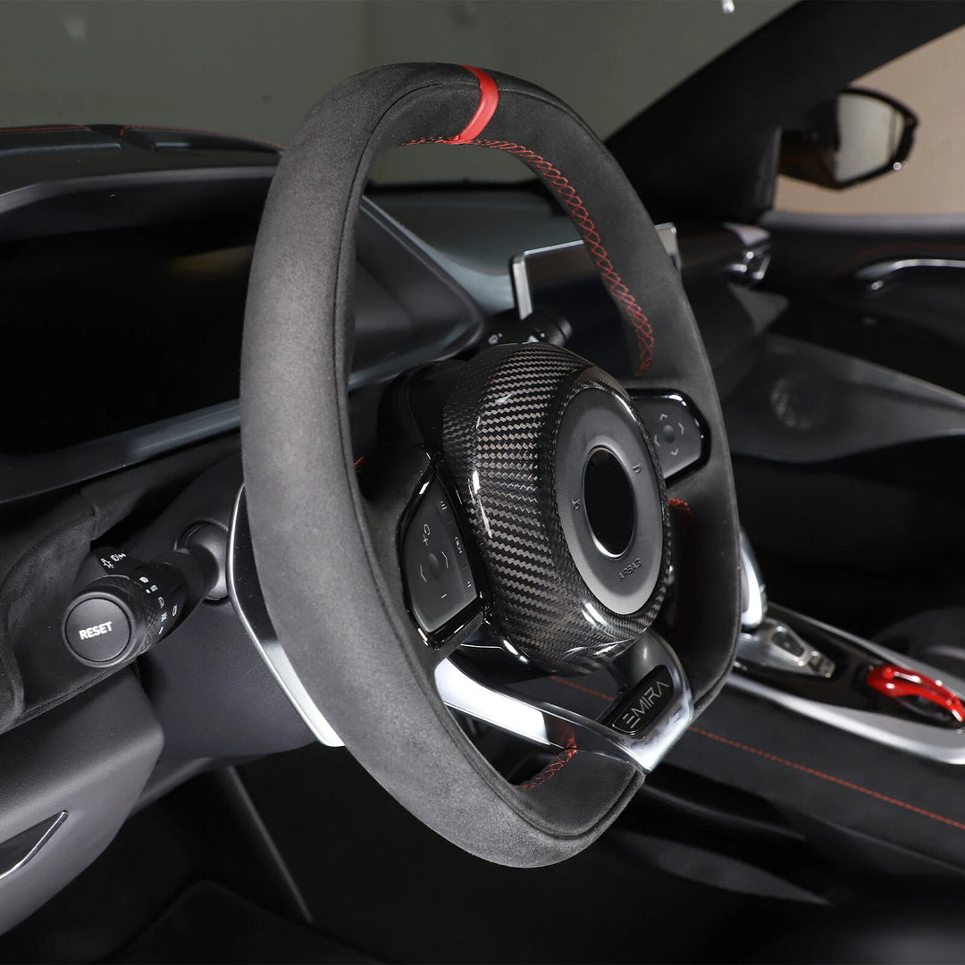 Carbon Fiber Steering Wheel Horn Button Trim Cover -  Lotus EMIRA