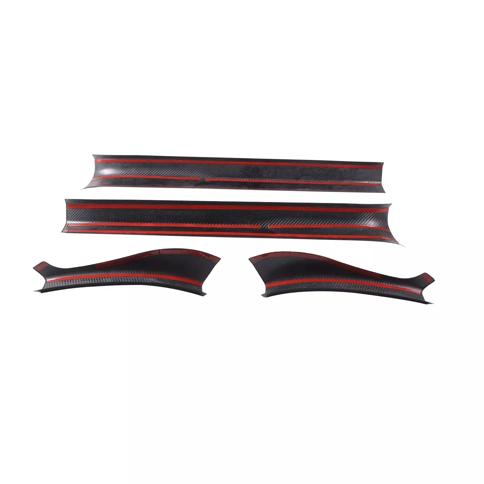 Carbon Fiber Interior Door Sill Trim Cover - Corvette C8 Z51 Z06 2020-25