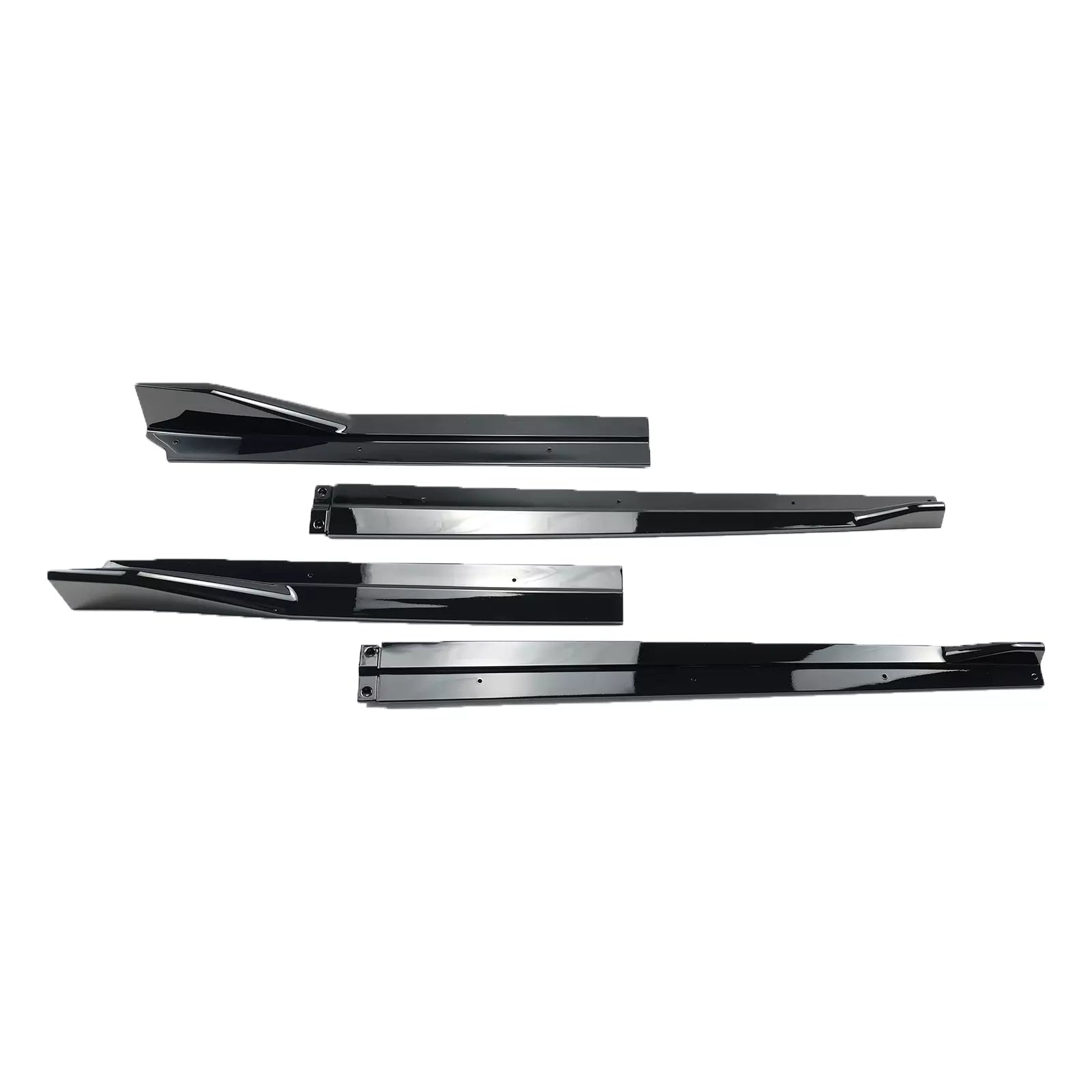 AG Style Gloss Black Side Skirt Extension -  Toyota Supra A90 2020-2024