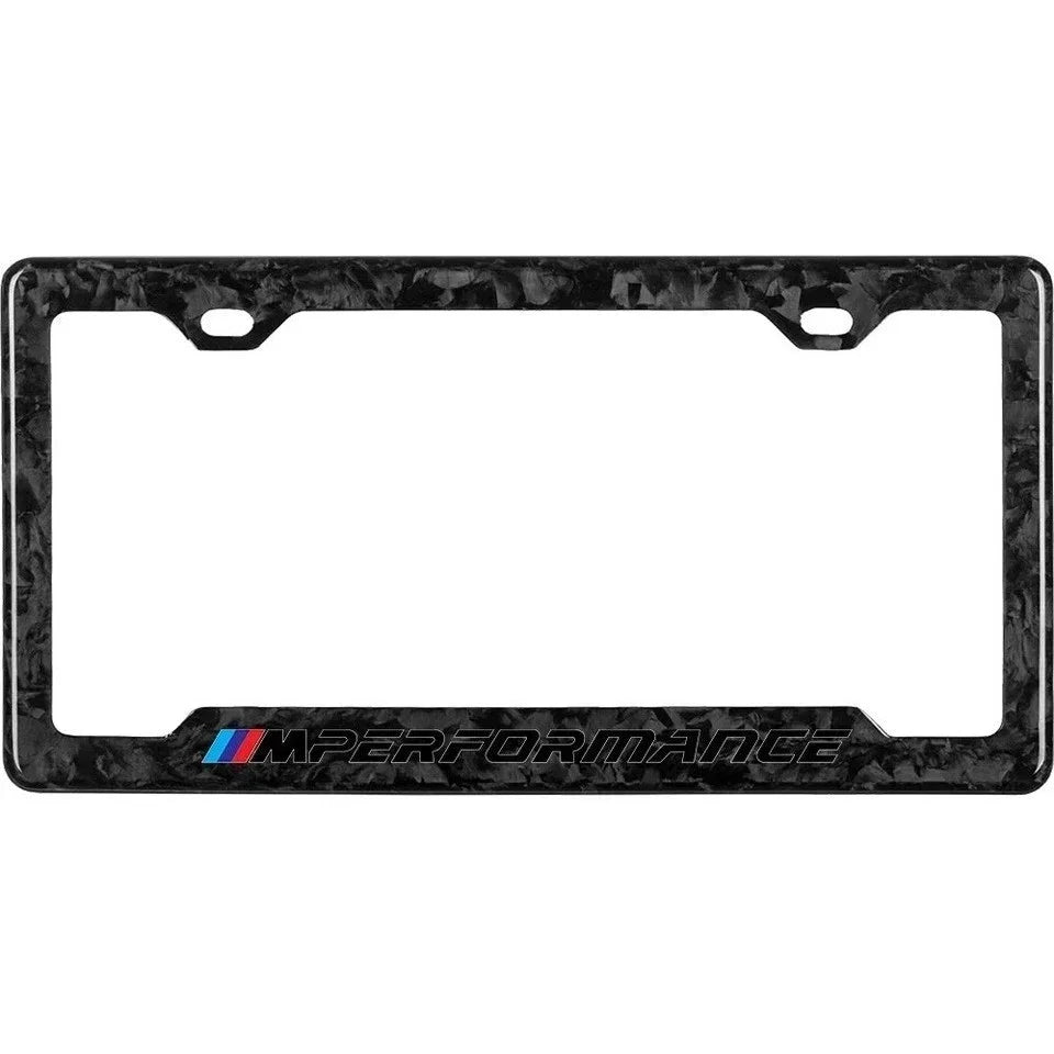 BMW "M Performance" Carbon Fiber License Plate Frame