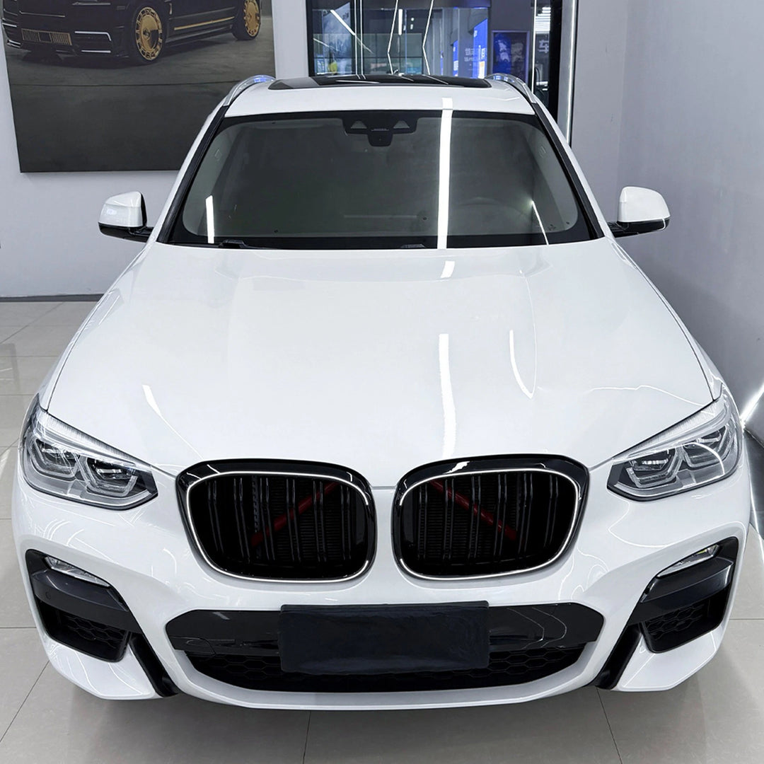 Gloss Black Front Grille w/ LED - 2018-2022 BMW X3 X4 G01 G02