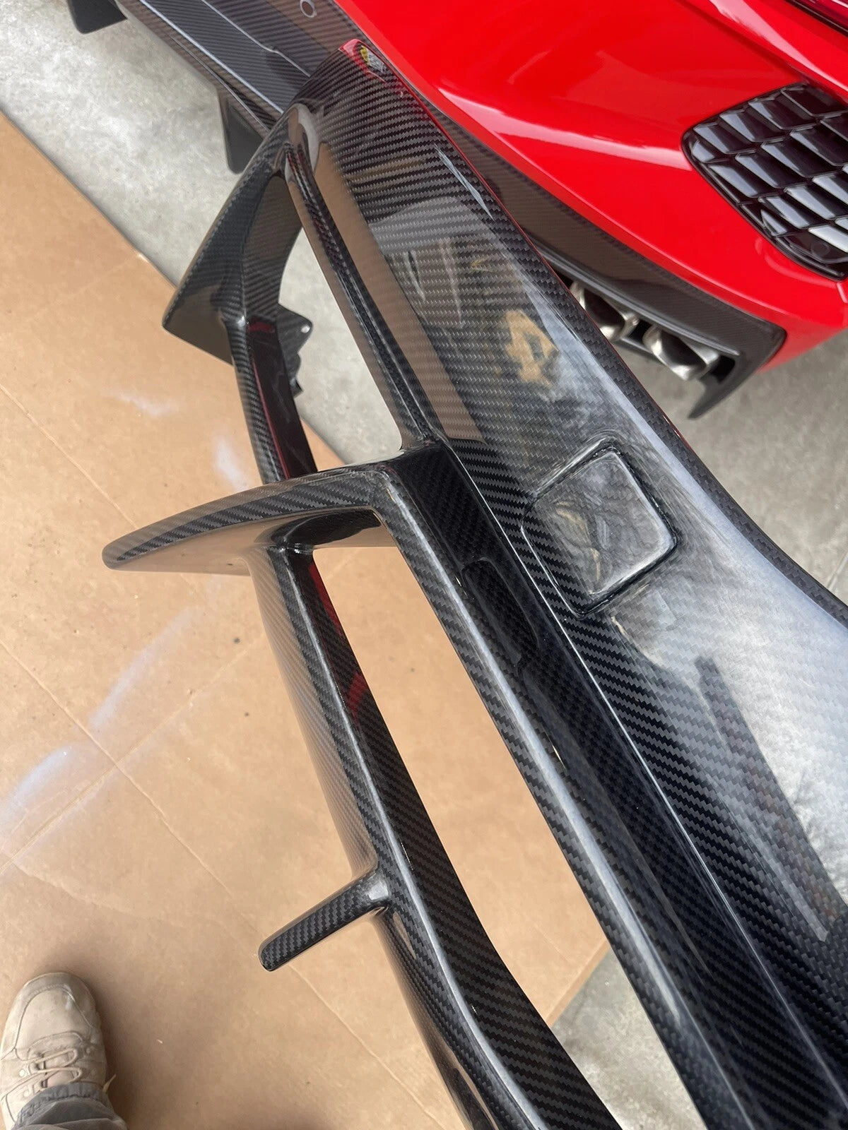 Dry Carbon Fiber Rear Diffuser V3 - Corvette C8