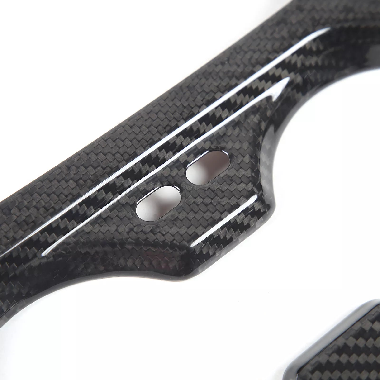 Carbon Fiber Center Water Cup Holder Cover Trim - BMW 5 Series G60 2024+