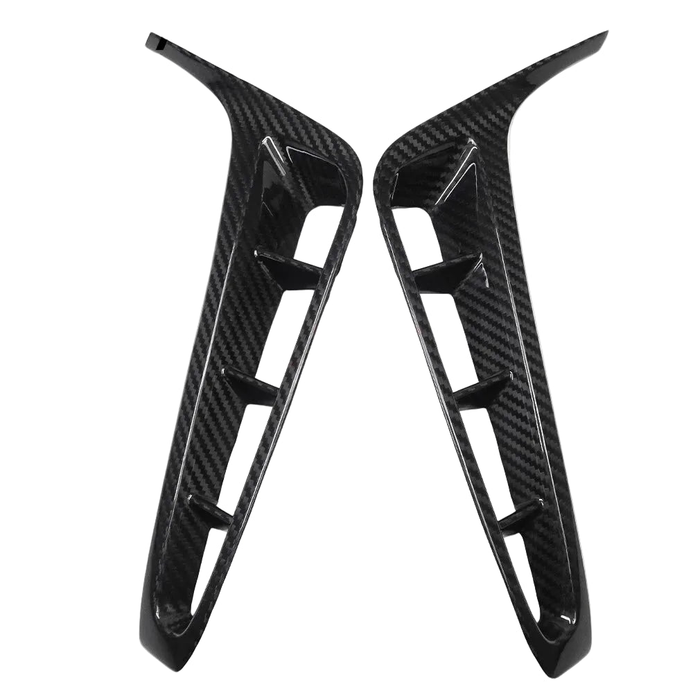 Carbon Fiber Rear Diffuser Side Vents Trim - Corvette C8 Z06 Coupe HTC 2023+