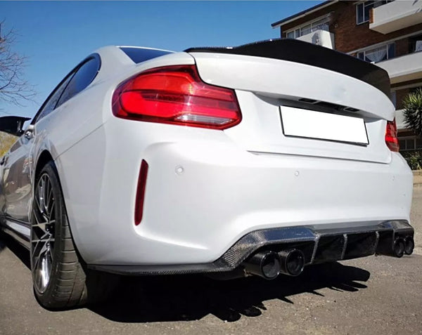  F87 M2用 VORSTEINER風　 カーボンリアディフューザー V-Style Carbon Fiber Rear Diffuser - BMW F87 M2 & M2C