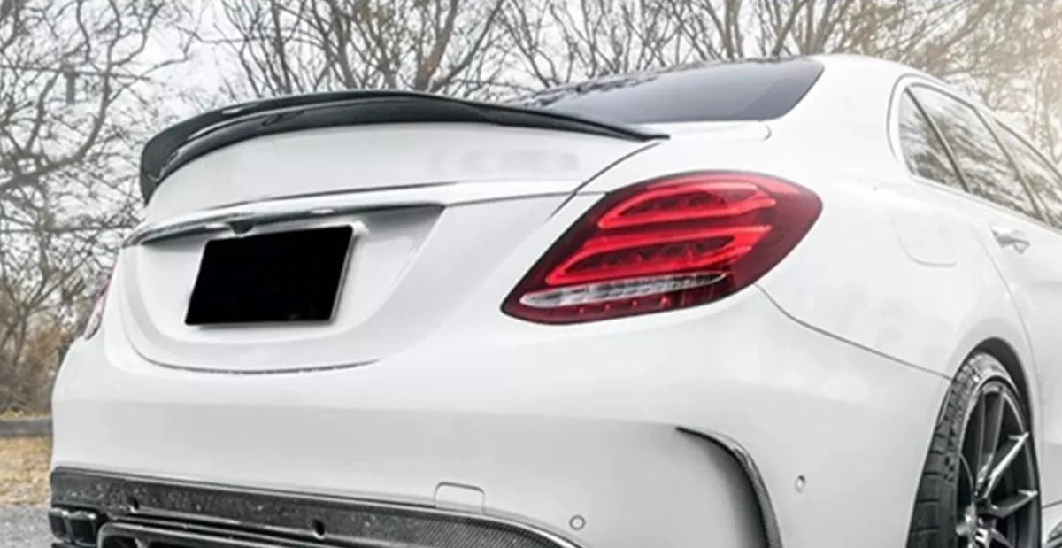Gloss Black Rear Spoiler - Mercedes Benz W205 C300 C63 / C43 AMG
